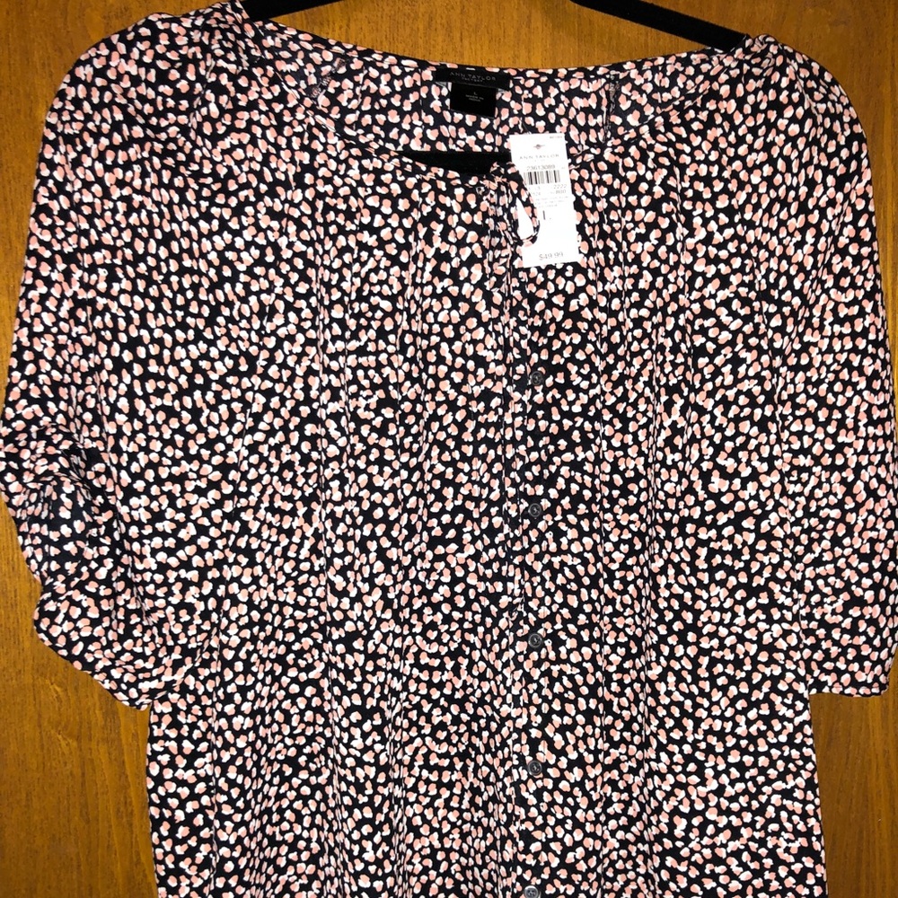Ann Taylor Factory button up top